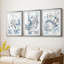 Beach Shell Fresco I - reproduction sur mesure encadrée de qualité supérieure - 3 pièces-1700809492-1700809496