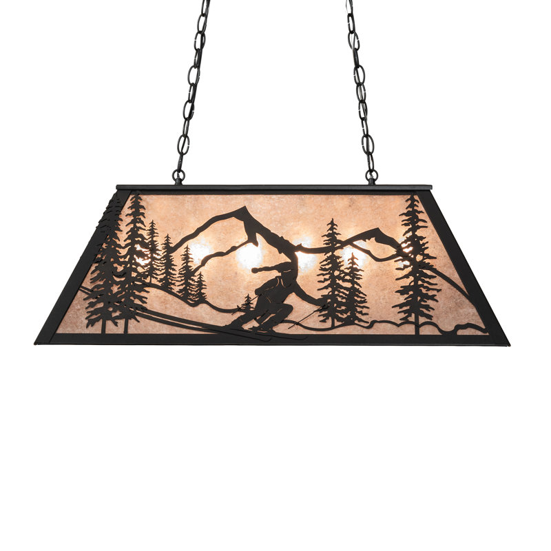 Alpine 6 - Light Pendant, 18" - 44" H x 33" W x 17" D