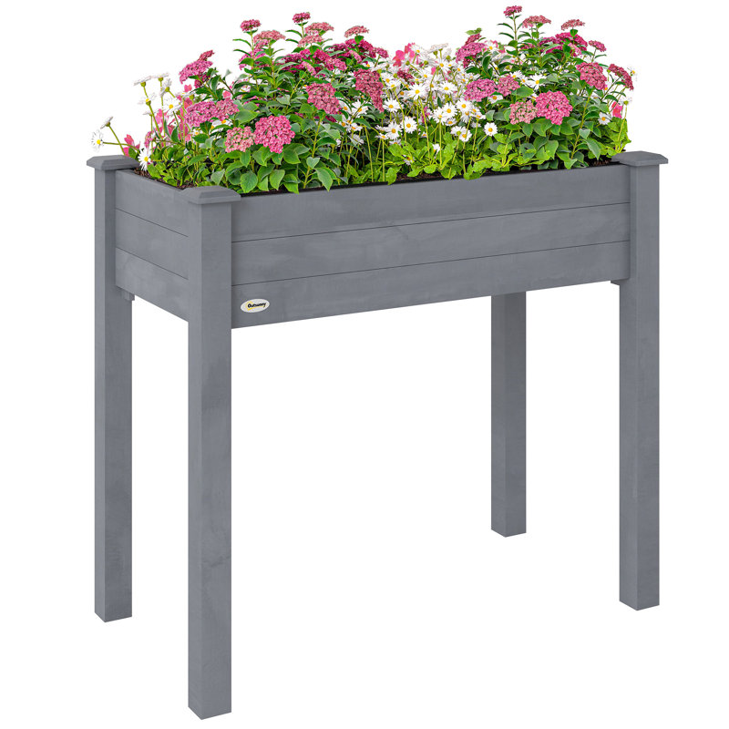Wood Elevated Planter