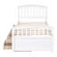Lit plateforme simple en bois massif avec 6 tiroirs-1435457534