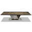 Table de salle à manger en noyer foncé Evandros-403536697