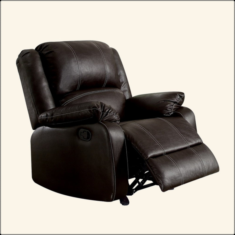 Fauteuil inclinable en cuir synthétique