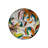 Abstract Colorful Flowers Detailed Woven Base Modern Decorative Carpet-444724