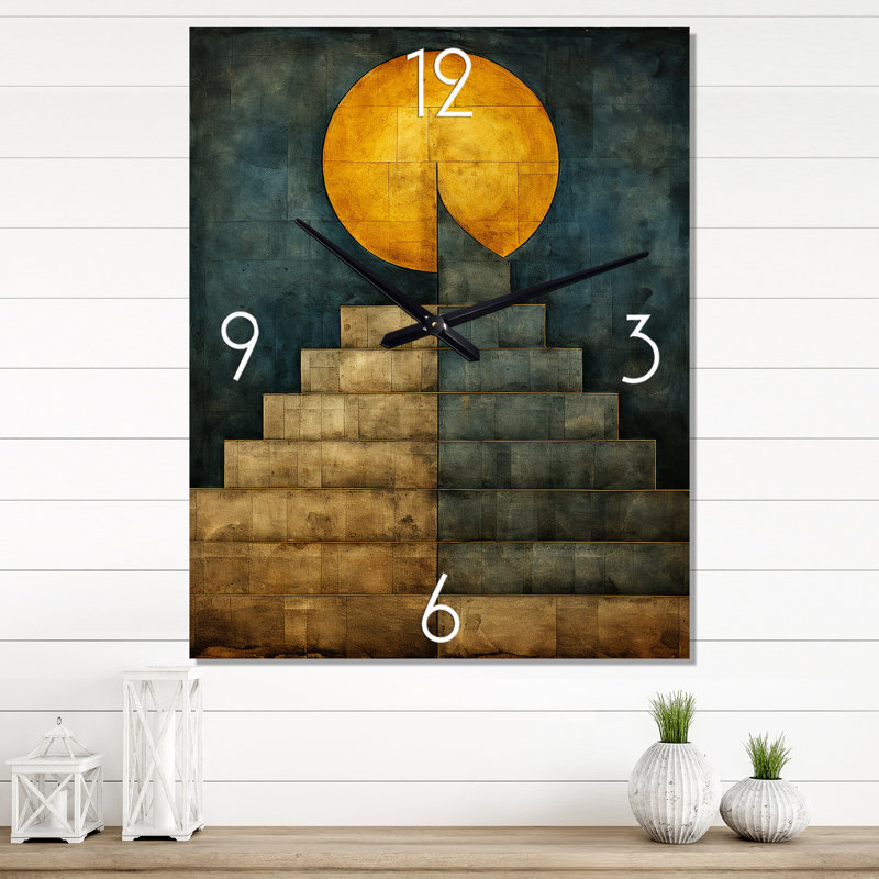 Emmytt - Horloge murale moderne transitionnelle, Très grand