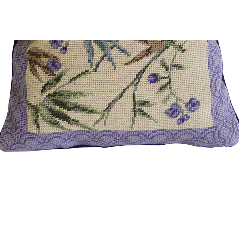 Bamboo Shadows Needlepoint Pillow