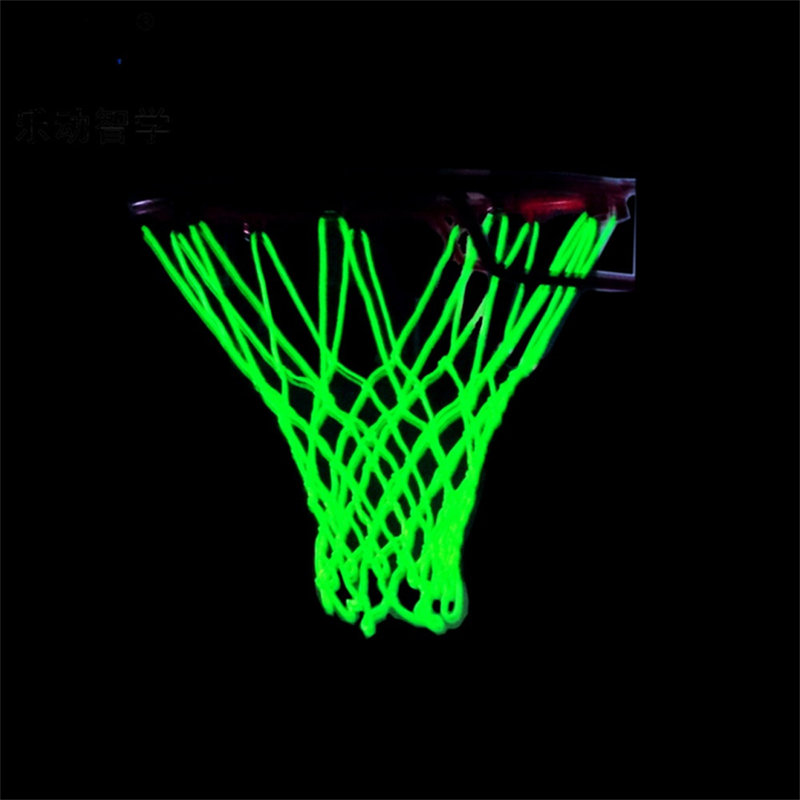 Filet de basketball léger Light Up, Blanc / Vert / Rouge