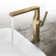 10-1/4”H Solid Brass Single-Hole Single-handle Bathroom Sink Faucet with Optional Drain Assembly