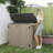 Decksplore 255 Gallons Resin Outdoor Storage Cabinet, Waterproof & Lockable-101757926