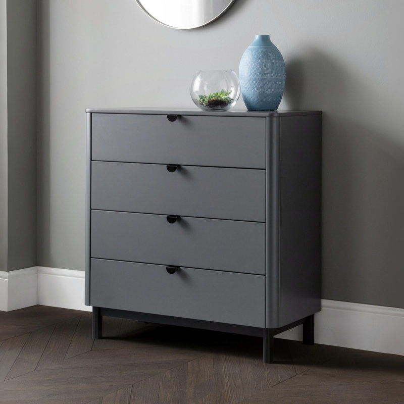 Janine 85cm W 4 - Drawer Chest of Drawers
