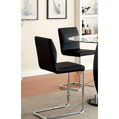 Chaises de salle à manger à hauteur de comptoir 2 pièces Modern