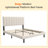Modern Simple Colorful Upholstered Platform Bed Frame, Mattress Foundation With Wooden Slats, No Box Spring Required Frame For Solid Support-808048290-808048295