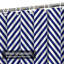 Herringbone Abstract Navy Colours Blue Shower Curtain with 12 Hooks-212490650