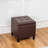 Amoya Faux Leather Square Storage Ottoman with Tufted Lid-1655447767