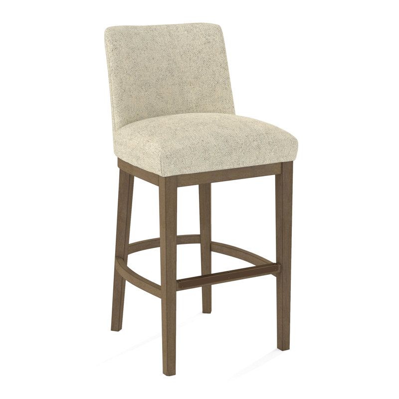 Upholstered Stool, 61626-87, Weathered Gray