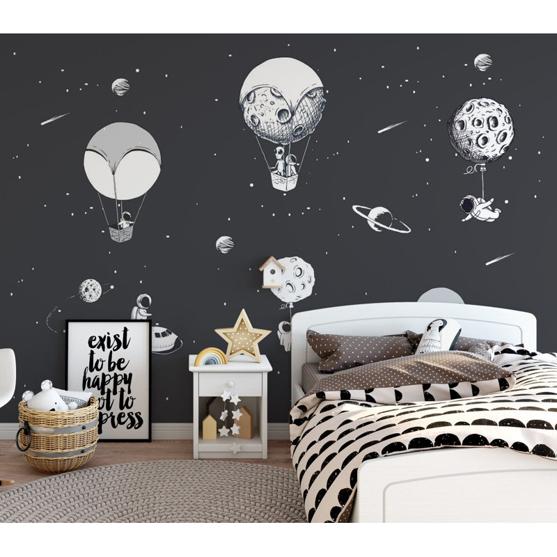Papier peint amovible astronaute, L 75 po x l 112 po