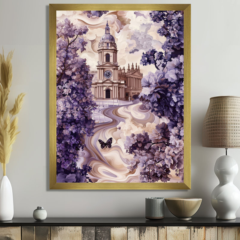 Impression sur toile Oxford University In England III - Royaume-Uni, 44" H x 34" W, Gold