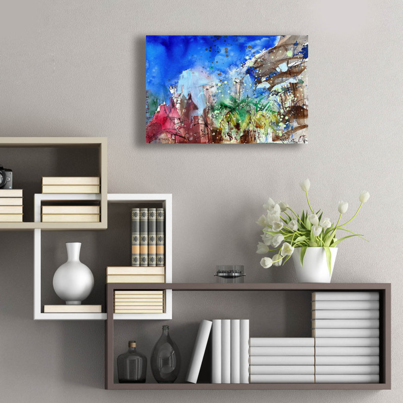  Art mural en verre acrylique, 24 po x 16 po, H 16 po x l 24 po