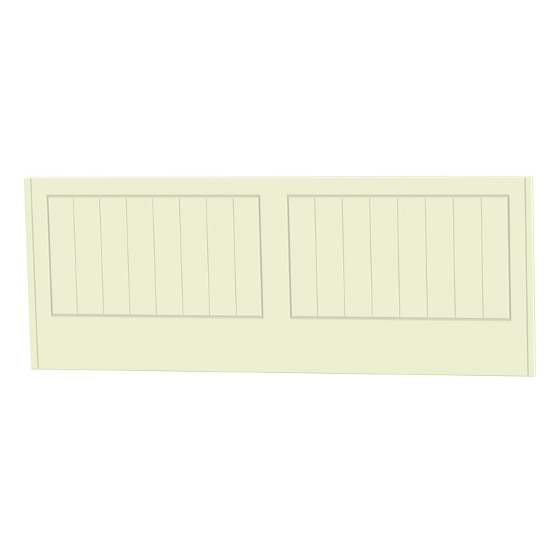 Fully Assembled Saxena Headboard, Double (4'6), Cream