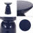 Outdoor Metal End Table -Large-1885140298