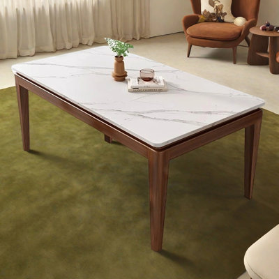 Rectangular small-sized dining table