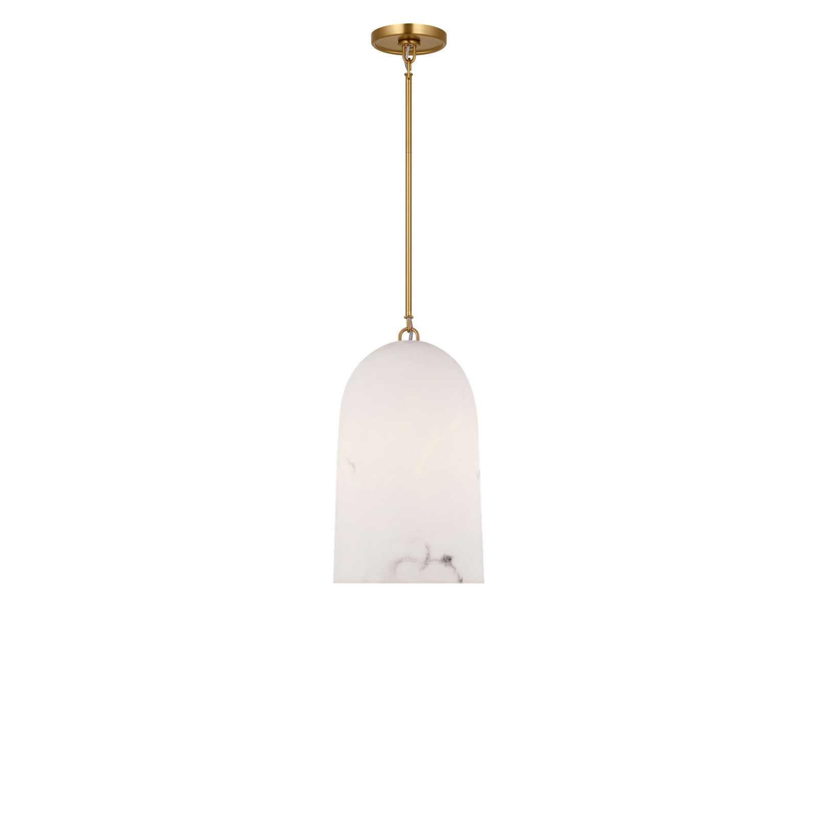 Philomena Pendant, Burnished Brass, 72.88" H x 18.13" W x 18.13" D