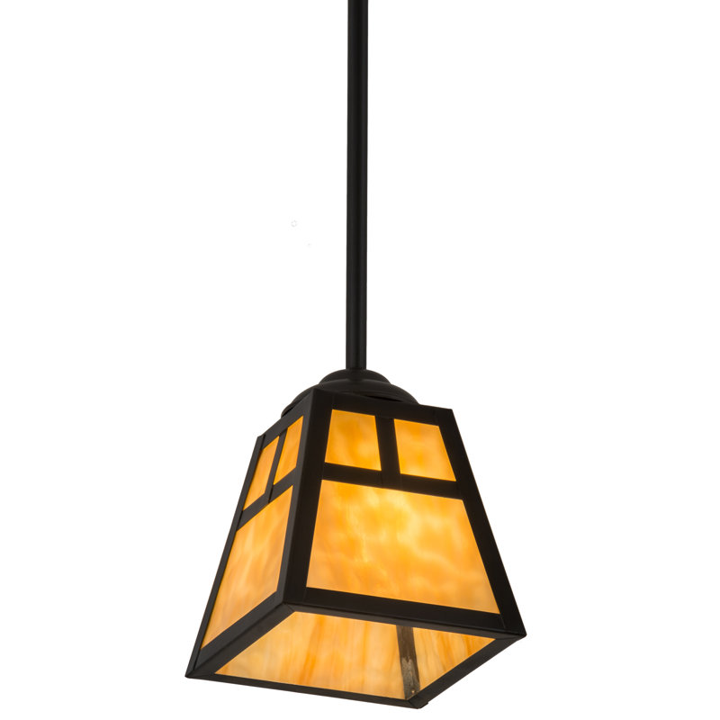 "T" Mission 1 - Light Pendant, 30.5" H x 8.75" W x 8.75" D