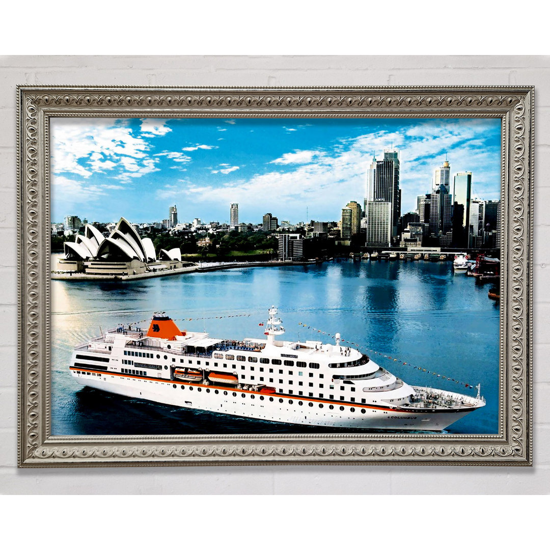 Sydney Harbour Cruise Liner - Einzelner Bilderrahmen Kunstdrucke