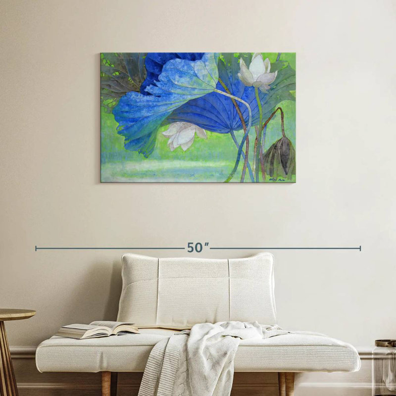 Harnek Azure Early Spring, 24" H x 36" W