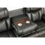 Fauteuil inclinable 3 pièces gris