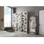 Susitna 224 cm H x 182 cm W Geometric Bookcase-10273796