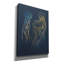 «Wallife Blue and Gold Jellyfishes» par Sabrina Balbuena, art mural épique sur toile, 40 po x 54 po
