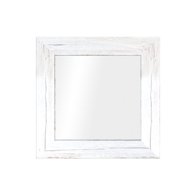 Javeria Wood Flat Wall Mirror