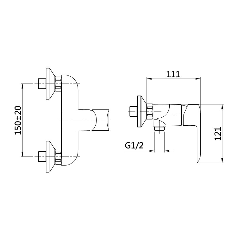 Full/Standard Shower Tap