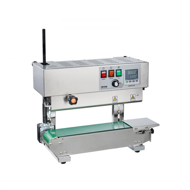 Continuous Bag Band Sealing Machine Vertical Band Sealer Stainless Steel