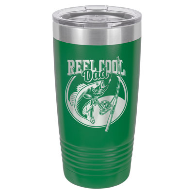 Reel Cool Dad 20oz. Vacuum Insulated Stainless Steel Travel Tumbler