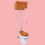 Toilette ronde 2 pièces 2 GPF (siège non inclus)