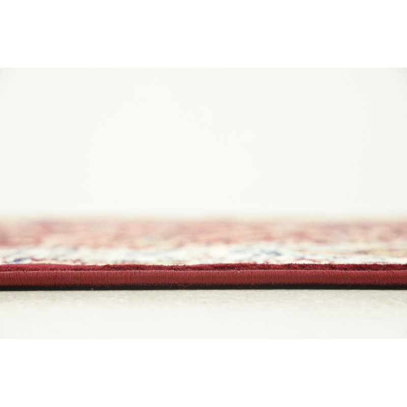 Tapis oriental bourgogne / beige Jackson, Rectangle 10 pi x 13 pi 1 po