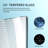 56"-60"X76" Door, Tempered Glass, Matte Black, Stable Sliding Door 60" W X 76" H Shower , -Proof