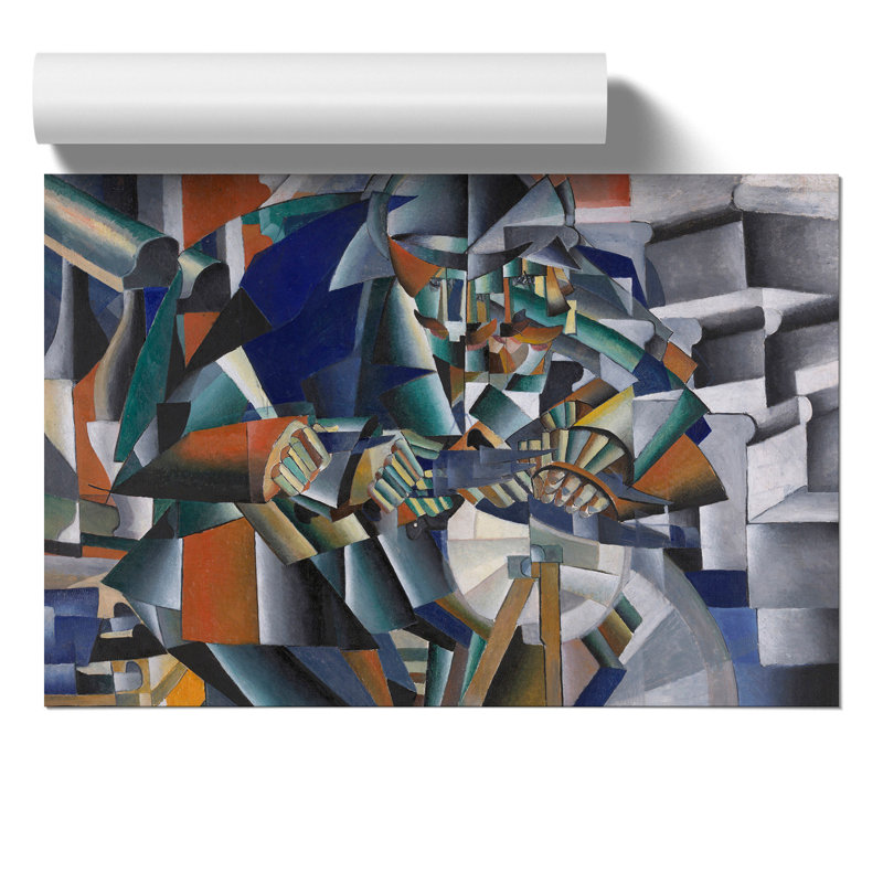 The Knife Grinder - No Frame Print, 42cm H x 59cm W x 0.1cm D