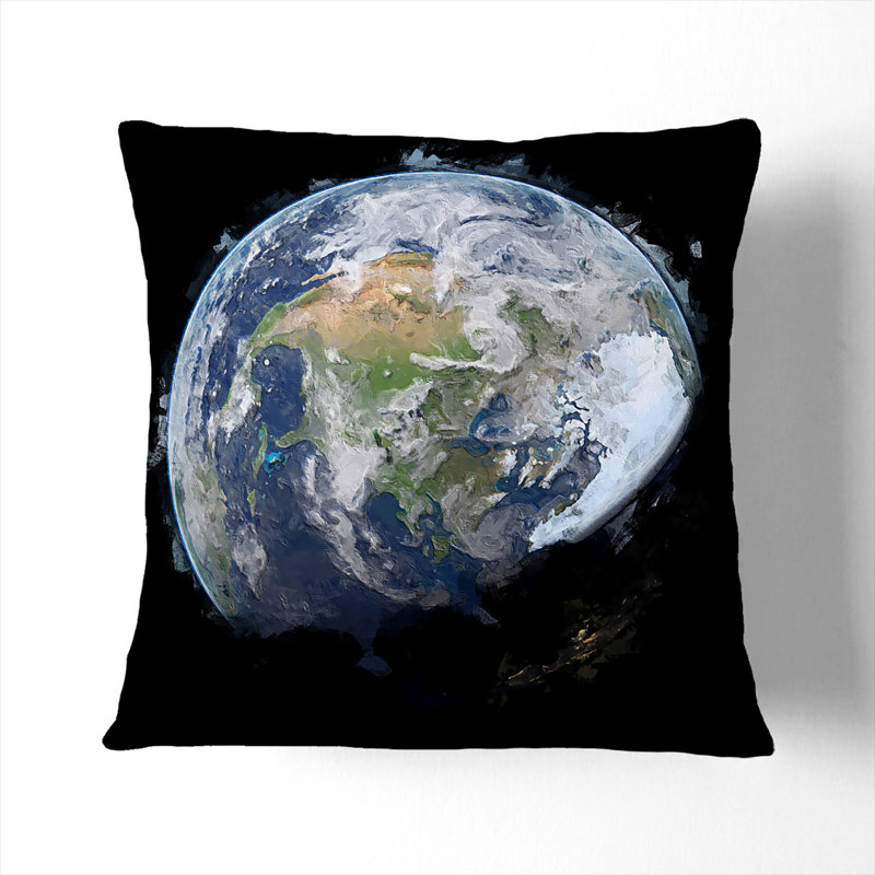 Square Throw Cushion, 55cm H x 55cm W x 20cm D, Stone