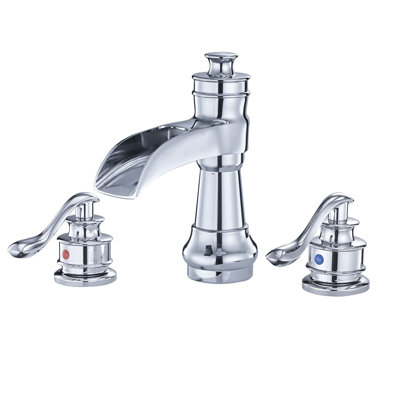 Robinet de lavabo de salle de bain espacé 8 trous à 2 poignées 8-16 pouces