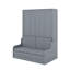 Grand lit escamotable avec coussin