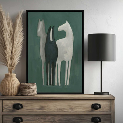 Horse Shapes II by June Erica Vess Art Print