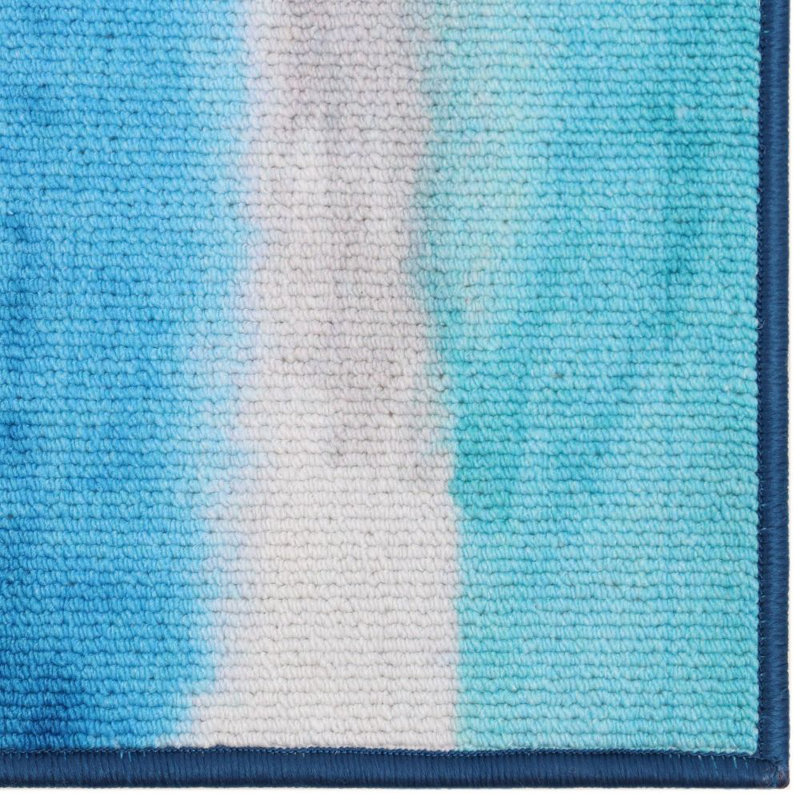 Tapis bleu Karley, Rectangle 3 pi x 5 pi