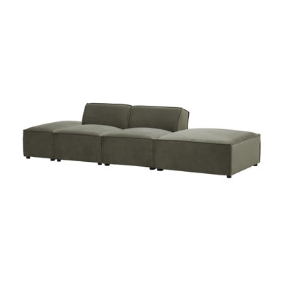 Rolandus 4 Seater Velvet Sofa