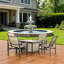 Ensemble de mobilier de patio extérieur