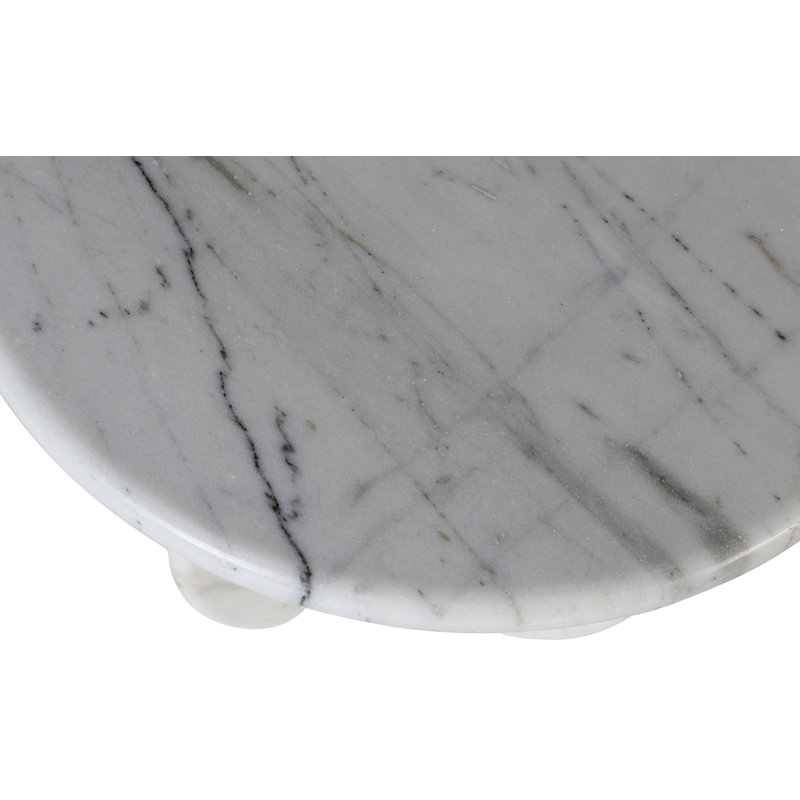 Table de bout Iverna, Blanc