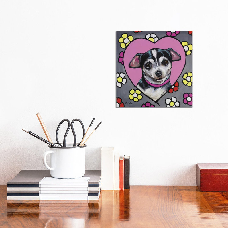 Chihuahua - Coco - Wrapped Canvas Print, 30.48 cm H x 30.48 cm W