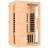 Erommy 2-Person Indoor Sauna, Home Far Infrared Sauna With Chromotherapy Lighting, Red Light Beauty Therapy, 6 Carbon Heaters And Bluetooth Speaker-124985263