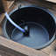 Fontaine de vœux en bois avec débit d'eau réglable Outsunny